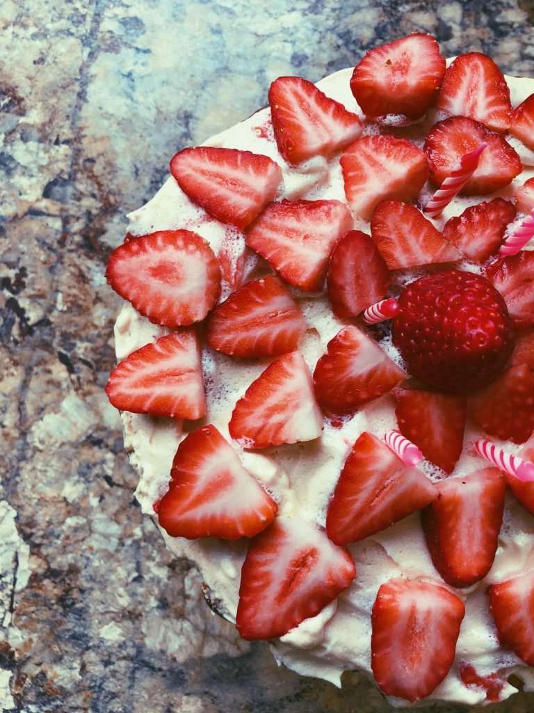 grain free strawberry shortcake