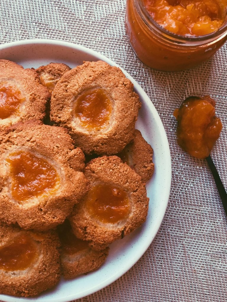 grain free apricot thumbprint cookies scd diet