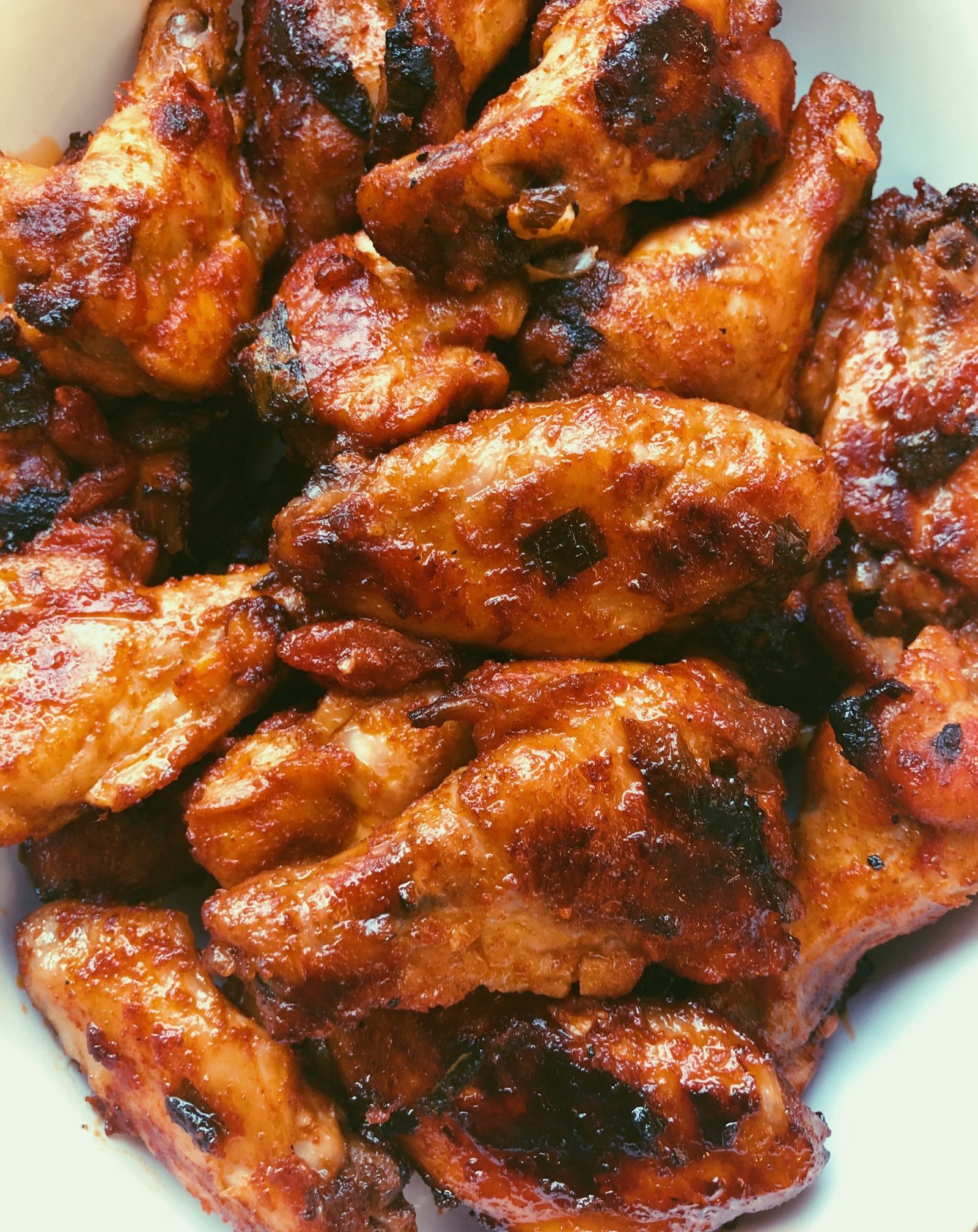 easy& healthy bbq chicken wings