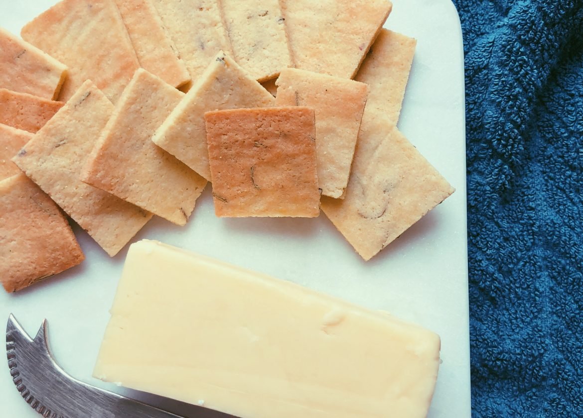 grain free rosemary crackers