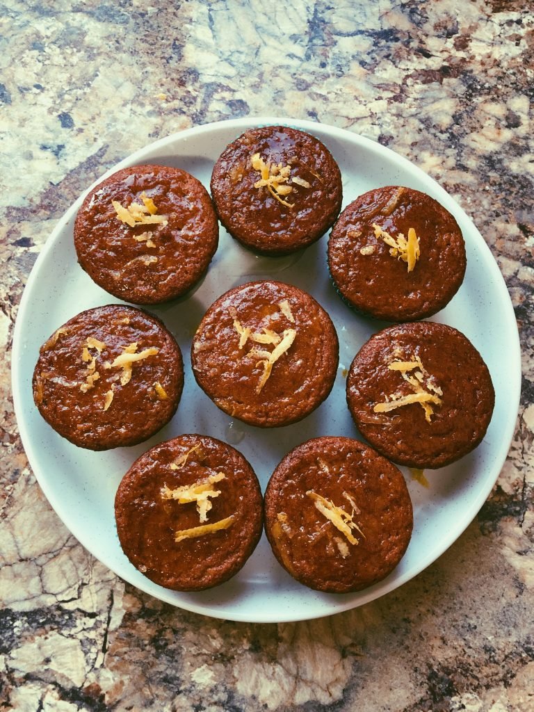 lemon muffins w lemon honey glaze (grain free scd diet)