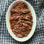 slow cooked shredded beef (grain free, scd diet)