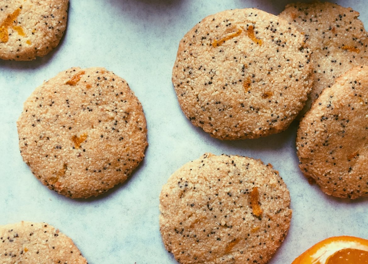 ORANGE POPPYSEED COOKIES (GRAIN FREE, SCD DIET)