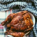 easy air fryer whole roasted chicken