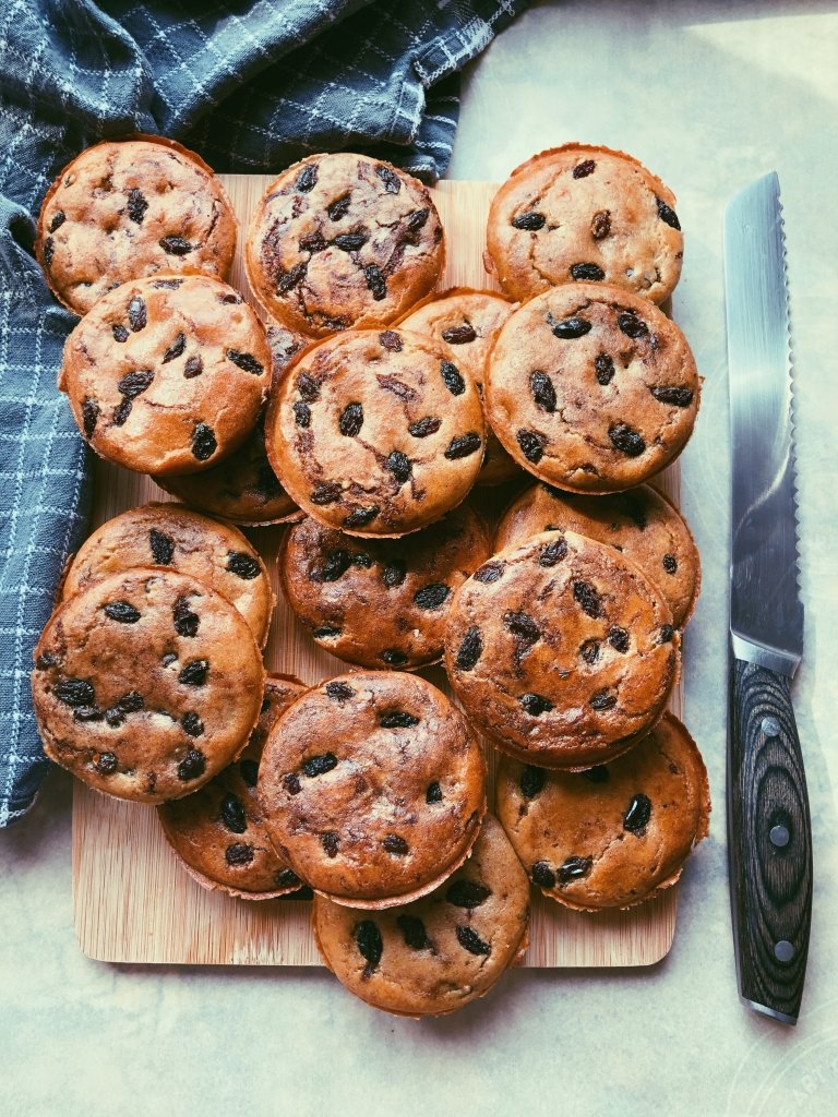 raisin cinnamon english muffins, grain free, scd diet