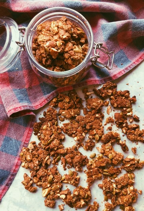 grain free ginger spice granola