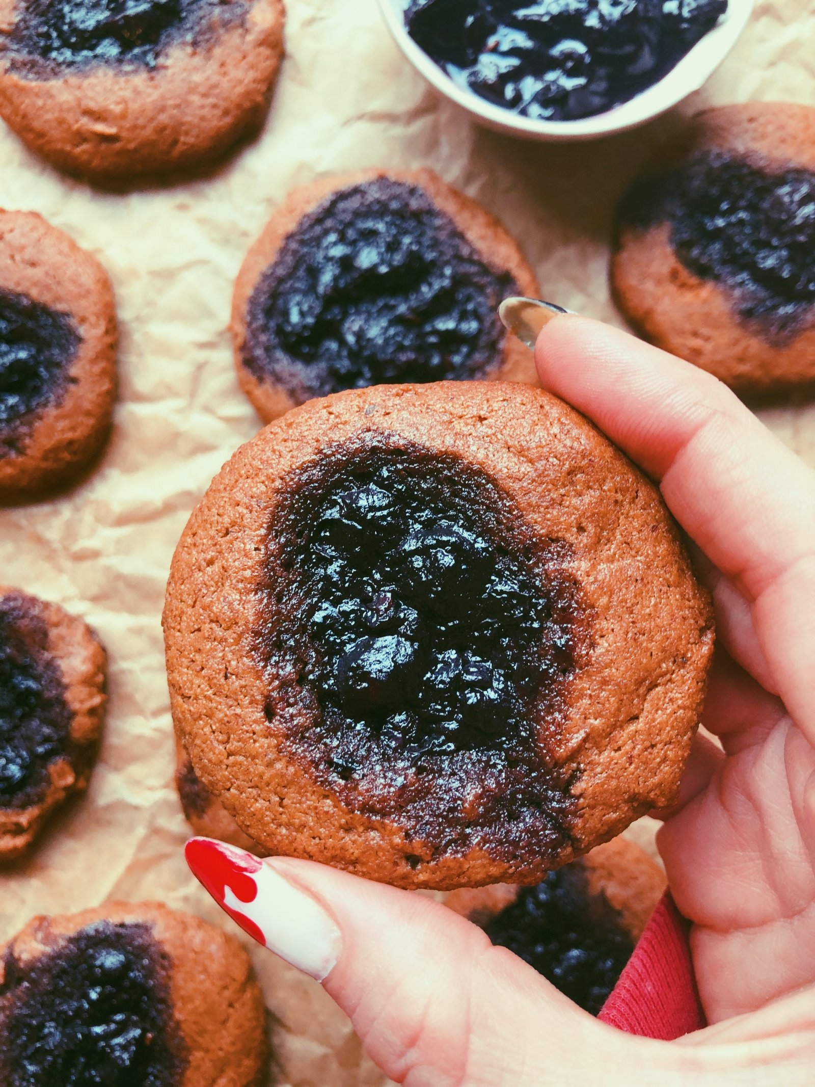 almond butter and grape jelly cookies (scd diet, grain free)