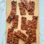 grain free chewy date granola bars
