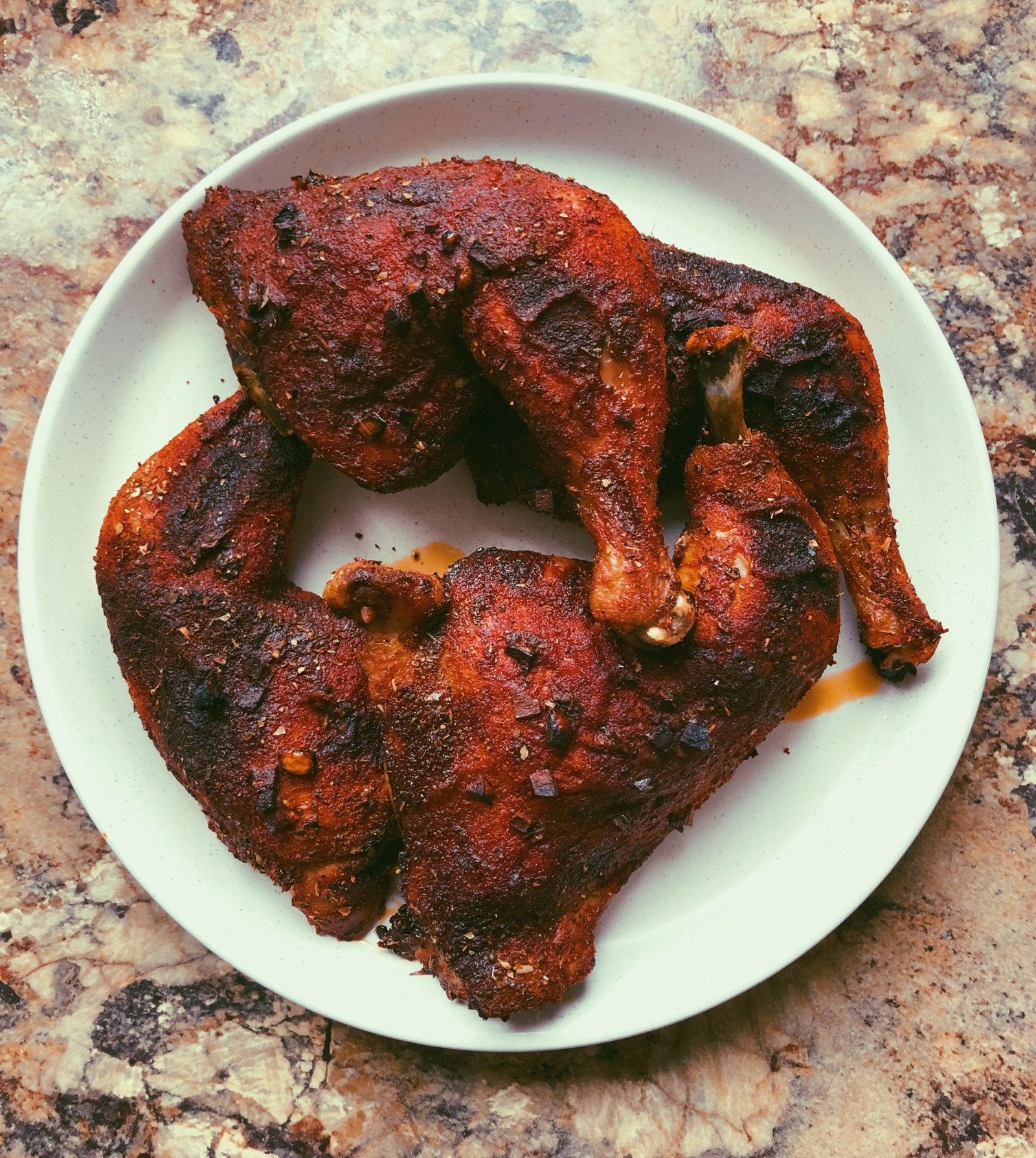 Processed with VSCO with p5 preset garlic honey mustard chicken legs