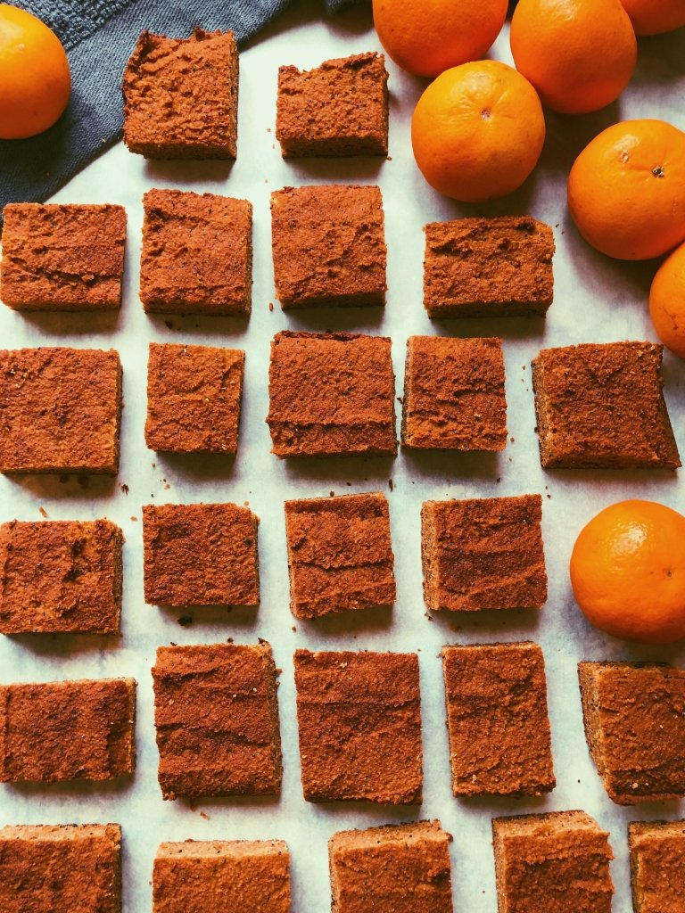 clementine poppyseed snack cake (grain free & refined sugar free)