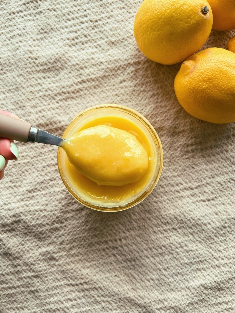 homemade lemon curd (refined sugar free)