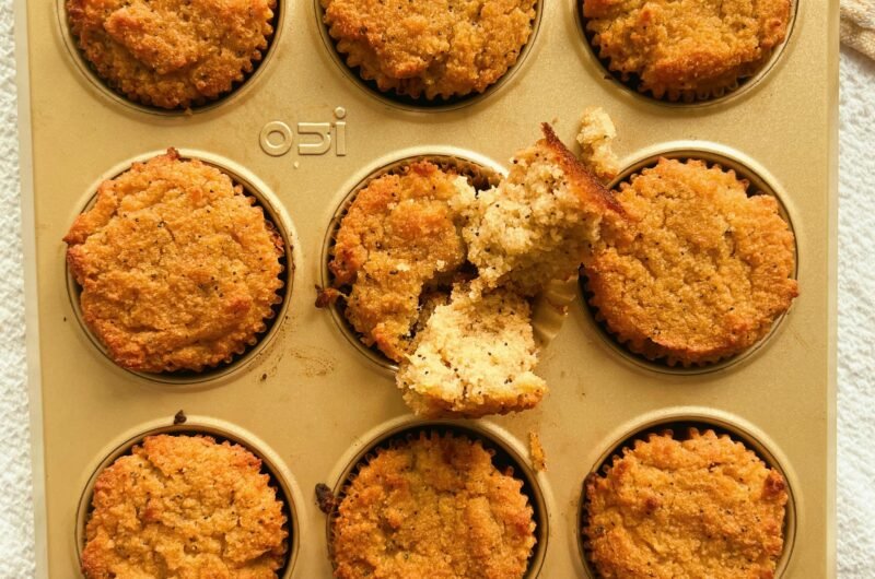 lemon poppyseed muffins (grain free)