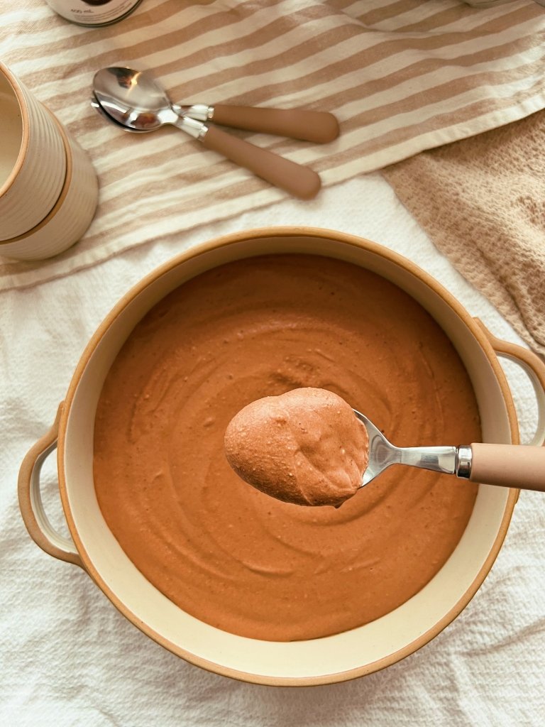cacao mousse (grain free, refined sugar free)