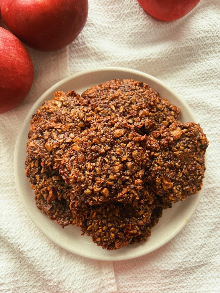 chewy apple granola cookies (grain free, scd diet)