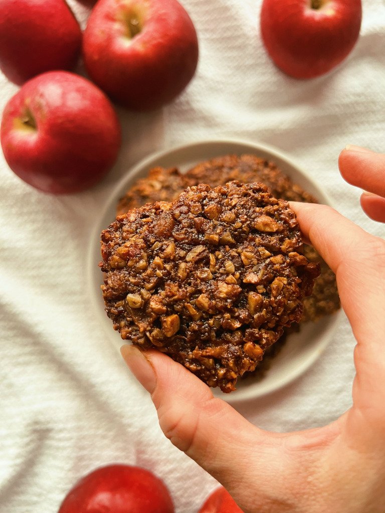 chewy apple granola cookies (grain free, scd diet)