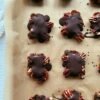 homemade refined sugar free chocolate turtles