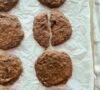 soft banana almond butter cookies (refined sugar free, baby led weaning friendly)