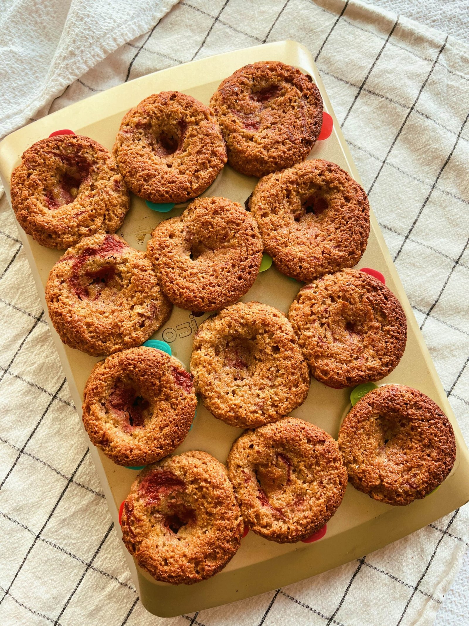 strawberry jam & lime muffins (grain free & refined sugar)